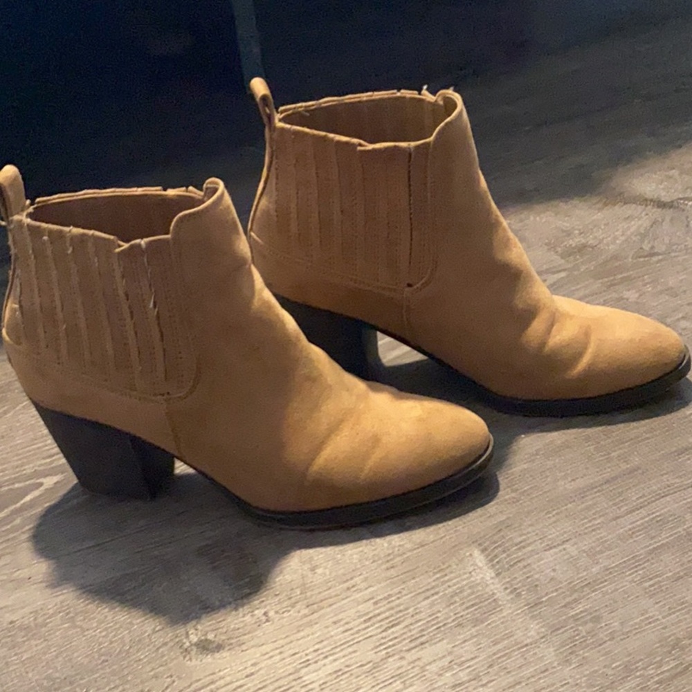 Brown booties